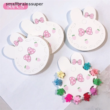 Set 50 Thẻ Giấy Trưng Bày Kẹp Tóc Hình Nơ Thỏ Dễ Thương - 73,392đ giảm còn 61,160đ 2