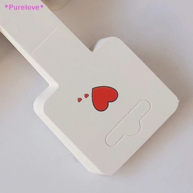 Set 50 Thẻ Treo Trưng Bày Vòng Cổ Vòng Tay Trái Tim Đơn Giản - Giá chỉ 36.630 VND 4