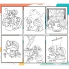 Set 50 Tờ Tranh Tô Màu Doraemon - Dành Cho Bé Tập Sáng Tạo, Dùng Màu Dạ, Sáp, Chì - Giá Ưu Đãi 15.900 VND 2