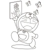 Set 50 Tờ Tranh Tô Màu Doraemon - Dành Cho Bé Tập Sáng Tạo, Dùng Màu Dạ, Sáp, Chì - Giá Ưu Đãi 15.900 VND 6
