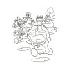 Set 50 Tờ Tranh Tô Màu Doraemon - Dành Cho Bé Tập Sáng Tạo, Dùng Màu Dạ, Sáp, Chì - Giá Ưu Đãi 15.900 VND 7