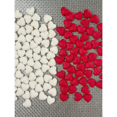 Set 50 trái tim Gumpaste ăn được kẹo đường hình tim nhỏ giảm còn 55.000 dong