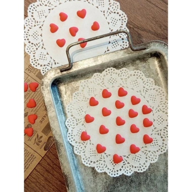 Set 50 trái tim Gumpaste ăn được kẹo đường hình tim nhỏ giảm còn 55.000 dong 3