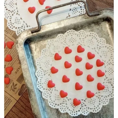 Set 50 trái tim Gumpaste ăn được kẹo đường hình tim nhỏ giảm còn 55.000 dong 6