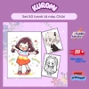 Set 50 tranh tô màu Chibi đa chủ đề cho bé trai, bé gái - Giá chỉ 25.000đ