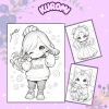 Set 50 tranh tô màu Chibi đa chủ đề cho bé trai, bé gái - Giá chỉ 25.000đ 5