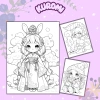 Set 50 tranh tô màu Chibi đa chủ đề cho bé trai, bé gái - Giá chỉ 25.000đ 8