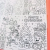 Set 50 tranh tô màu Giáng Sinh Noel 2.025 - Giấy 120gsm A4/A5, Cây thông, Ông già Noel, dùng mọi màu - 35.000₫ 4