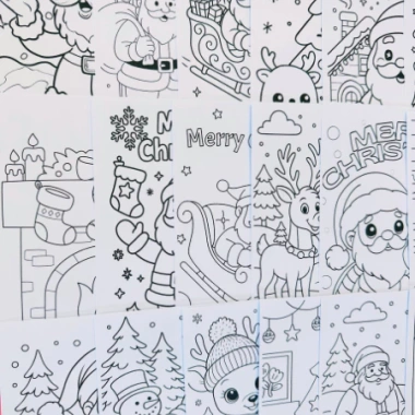 Set 50 tranh tô màu Giáng Sinh Noel 2.025 - Giấy 120gsm A4/A5, Cây thông, Ông già Noel, dùng mọi màu - 35.000₫ 5 Set 50 tranh tô màu Giáng Sinh Noel 2.025 - Giấy 120gsm A4/A5, Cây thông, Ông già Noel, dùng mọi màu - 35.000₫ 5