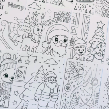 Set 50 tranh tô màu Giáng Sinh Noel 2.025 - Giấy 120gsm A4/A5, Cây thông, Ông già Noel, dùng mọi màu - 35.000₫ 6 Set 50 tranh tô màu Giáng Sinh Noel 2.025 - Giấy 120gsm A4/A5, Cây thông, Ông già Noel, dùng mọi màu - 35.000₫ 6
