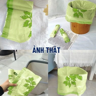 Sét 50 Túi Đựng Rác Hương Ngải Cứu Xua Đuổi Ruồi Muỗi, Siêu Dai, Dây Rút Tiện Lợi - Giá 24.500 VNĐ 10
