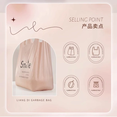 Set 50 Túi đựng rác polyester BEXA siêu dai nhà bếp, văn phòng, có móc treo