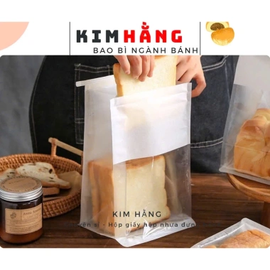 Set 50 túi gấp mí size nhỏ đựng bánh mì sandwich, kẹo, mứt Tết giá 102.000₫