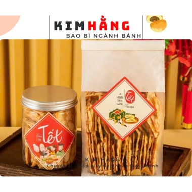 Set 50 túi gấp mí size nhỏ đựng bánh mì sandwich, kẹo, mứt Tết giá 102.000₫