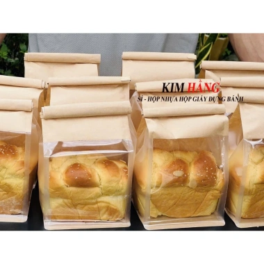 Set 50 túi gấp mí size nhỏ đựng bánh mì sandwich, kẹo, mứt Tết giá 102.000₫