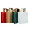 Set 50 Túi Giấy Kraft Nhật Bản Có Quai Đựng Quà & Thực Phẩm, Đa Kích Thước 2