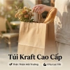 Set 50 Túi Giấy Kraft Nhật Bản Có Quai Đựng Quà & Thực Phẩm, Đa Kích Thước 4