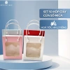 Set 50 Túi Hộp Giấy Mặt Kính Mica Quai Nhựa Chắc Chắn Bền Đẹp - Tết Valentine Sinh Nhật 110k