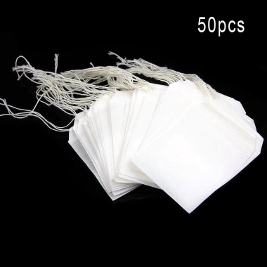Set 50 túi lọc trà trắng đơn giản, không gây ô nhiễm - Giá 16.665₫ 9