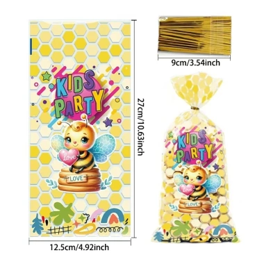 Set 50 túi quà tặng & bánh kẹo dây kẽm buộc - Chỉ 35.000đ, chất bền, đẹp
