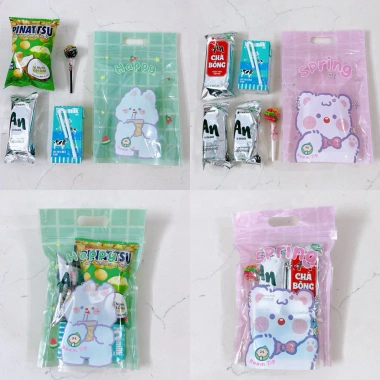 Set 50 túi zip đa năng đựng quà bánh kẹo - Giá chỉ 68.000 đồng, tiết kiệm ngay