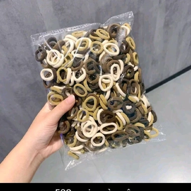 Sét 500 Chun Cột Tóc Trơn Nhiều Màu Dễ Thương - Giá Chỉ 38.000 VNĐ 10 Sét 500 Chun Cột Tóc Trơn Nhiều Màu Dễ Thương - Giá Chỉ 38.000 VNĐ 10