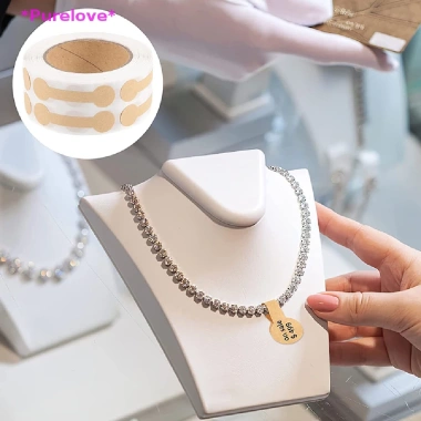 Set 500 nhãn dán QrhYK trưng bày nhẫn trang sức tiện dụng mới, giá chỉ 45.100₫ 4 Set 500 nhãn dán QrhYK trưng bày nhẫn trang sức tiện dụng mới, giá chỉ 45.100₫ 4
