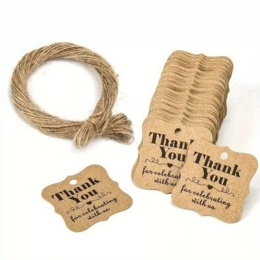 Set 500 nhãn dán Thank You Noel hình tròn hoạ tiết trái tim - Thiệp cảm ơn - VUA BAO BÌ giá ưu đãi 18.990 VND