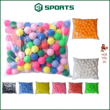 Set 50/20 Quả Bóng Bàn 4cm Quay Lồng Cầu Lô Tô - Bánh Bóng Bàn Màu Sắc, Giá 49.000đ