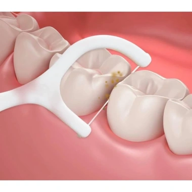 Set 50C tăm chỉ nha khoa siêu mịn không xoay và chăm sóc răng miệng giá 8.500đ