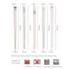 Set 5/10 Đũa Ăn Cơm Trắng Bạc Hợp Kim KOOBEE - Kháng Khuẩn, Chống Trơn, Chịu Nhiệt Cao, Giá Ưu Đãi 75.000₫ 2