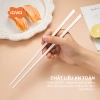 Set 5/10 Đũa Ăn Cơm Trắng Bạc Hợp Kim KOOBEE - Kháng Khuẩn, Chống Trơn, Chịu Nhiệt Cao, Giá Ưu Đãi 75.000₫ 4