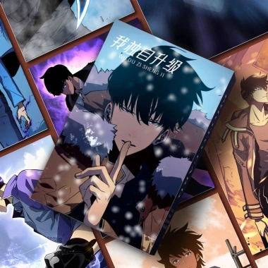 Set 55 Thẻ Ảnh Solo Leveling Lomo Card Bo Góc Hologram - Manga Anime, 24.900 VND