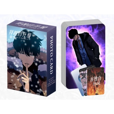 Set 55 Thẻ Ảnh Solo Leveling Lomo Card Bo Góc Hologram - Manga Anime, 24.900 VND