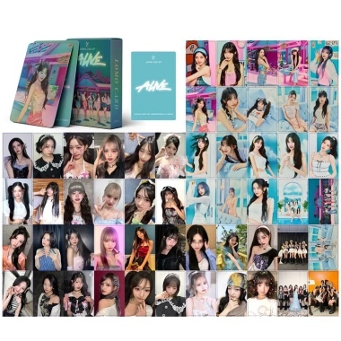 Set 55 Thẻ Laser IVE LOMO 3D Photocards KPOP Album - Hộp Đựng - Giá giảm ưu đãi 57.200 VND