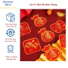 Set 5c Móc Đỏ Dán Tường Treo Trang Trí Tết 2.026 - Nhựa Cứng, Dán Câu Đối, Giá 17.000₫