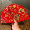 Set 6 Bao Lì Xì Giấy Nhung Ép Kim Sang Trọng, Họa Tiết 3D Nhũ Ngũ Sắc - Giá Ưu Đãi 18.000 VNĐ Tết 2.026 3
