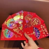Set 6 Bao Lì Xì Giấy Nhung Ép Kim Sang Trọng, Họa Tiết 3D Nhũ Ngũ Sắc - Giá Ưu Đãi 18.000 VNĐ Tết 2.026 6