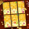 Set 6 Bao Lì Xì Tết Con Ngựa Bính Ngọ 2.026 Đỏ-Vàng, in kim chữ nổi 3D, giá 10.800₫ 5