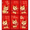 Set 6 Bao Lì Xì Tết Con Ngựa Bính Ngọ 2.026 Đỏ-Vàng, in kim chữ nổi 3D, giá 10.800₫ 8