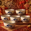 Set 6 bát sứ cá chép họa tiết Trung Hoa Dona Home Decor - giá ưu đãi 216.000₫