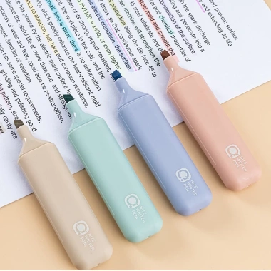 Set 6 Bút Dạ Highlight Pastel Cỡ To Màu Morandi Bảo Vệ Mắt TEECI G015 42,353₫