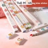 Set 6 bút đánh dấu dạ quang pastel 2 đầu Light Color HI06 - Thân vuông, kèm sticker, giá chỉ 43.700 VND 7
