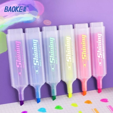 Set 6 bút dấu dòng MP4.910 - Bút nhớ dạ quang highlight, giá chỉ 75.000 đồng