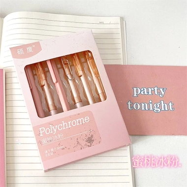 Set 6 Bút Gel 0.5mm Nhanh Khô Trong Suốt, Chất Lượng Cao Giá Chỉ 51.000₫ 7