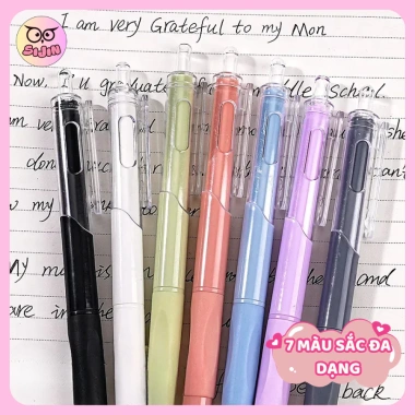 Set 6 Bút Gel Pastel và 50 Ngòi Thay Thế Mực Đen Viết Trơn Tru Giá 49.000 VND