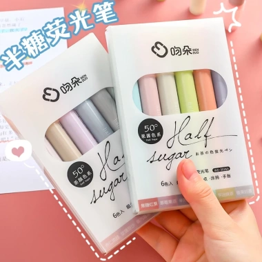 Set 6 bút Half Sugar Heremi pastel - Bút học tập đa sắc, giá ưu đãi 35.000đ 4 Set 6 bút Half Sugar Heremi pastel - Bút học tập đa sắc, giá ưu đãi 35.000đ 4