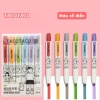 Set 6 bút highlight dạ quang TacoTaco HI10 dạng bấm, màu dịu mắt, không nắp - 88.000 VND 10