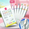Set 6 Bút Highlight Deli Màu Pastel + Sticker Dạ Quang Đánh Dấu Nhiều Màu cho Học Sinh và Văn Phòng – Giá 29.000₫