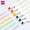 Set 6 Bút Highlight Màu Pastel Retro Đầu Vát Thân Tròn - Ghi Chú Xinh Xắn, Tiện Lợi, Giá Chỉ 14.000₫ 9